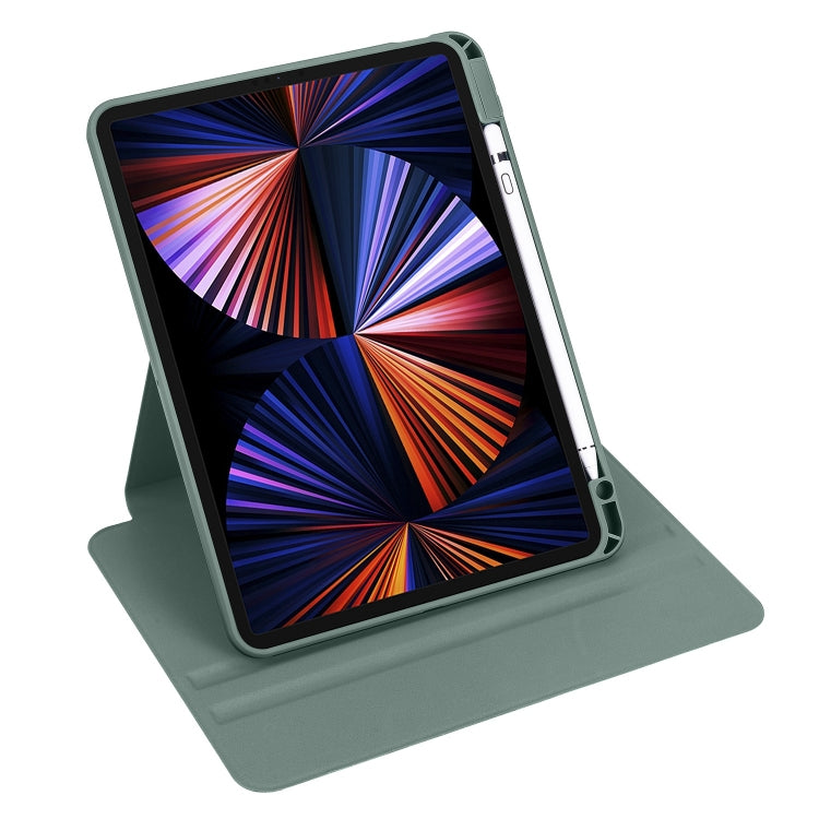 For iPad Pro 13 2025 / 2024 Acrylic 360 Degree Rotation Holder Leather Tablet Case