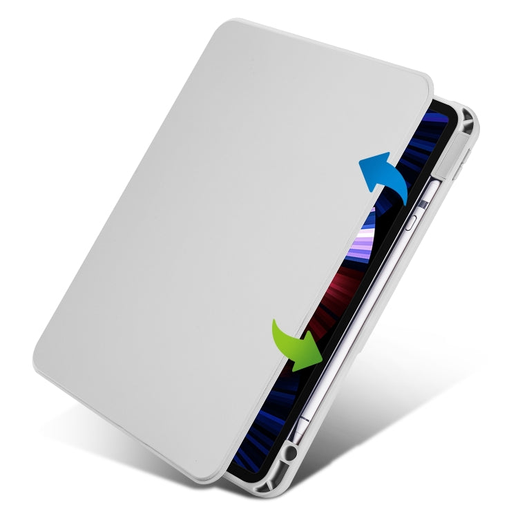 For iPad Pro 13 2025 / 2024 Acrylic 360 Degree Rotation Holder Leather Tablet Case
