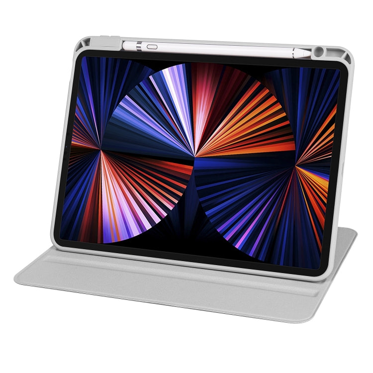 For iPad Pro 13 2025 / 2024 Acrylic 360 Degree Rotation Holder Leather Tablet Case