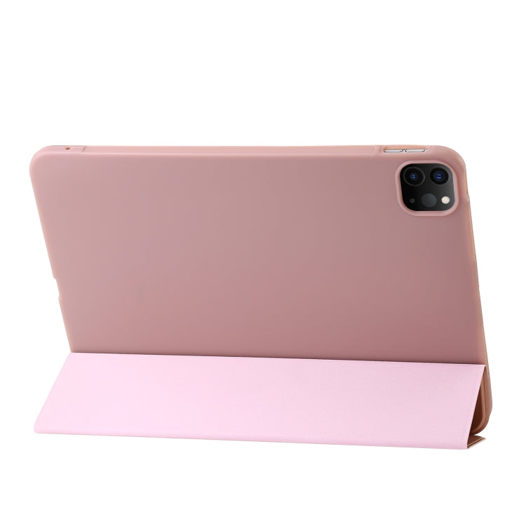 For iPad Pro 13 2025 / 2024 Three-fold Holder Flip Tablet Leather Case