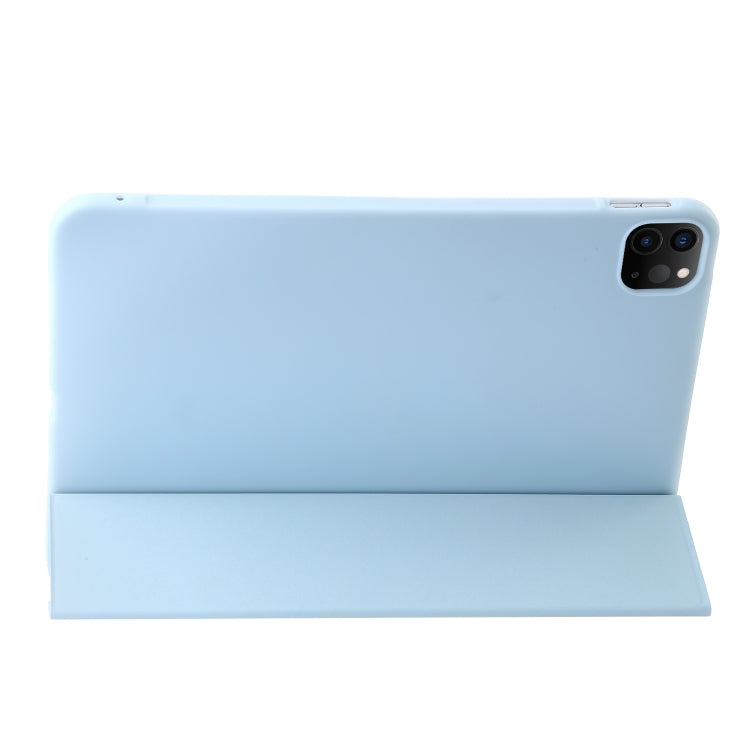 For iPad Pro 13 2025 / 2024 Three-fold Holder Flip Tablet Leather Case