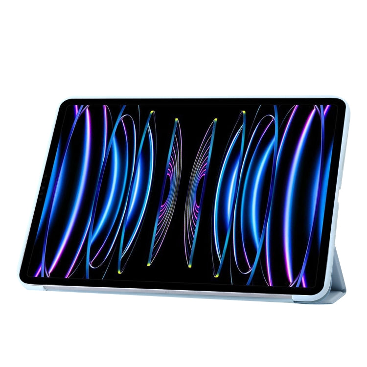 For iPad Pro 13 2025 / 2024 Three-fold Holder Flip Tablet Leather Case