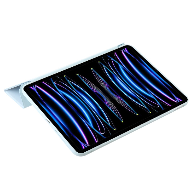 For iPad Pro 13 2025 / 2024 Three-fold Holder Flip Tablet Leather Case