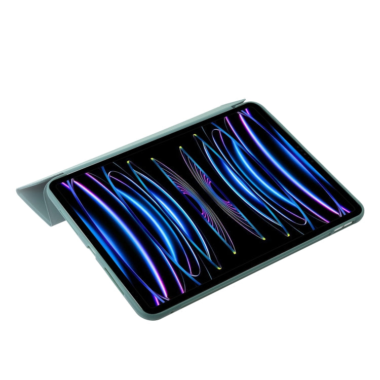 For iPad Pro 13 2025 / 2024 Three-fold Holder Flip Tablet Leather Case
