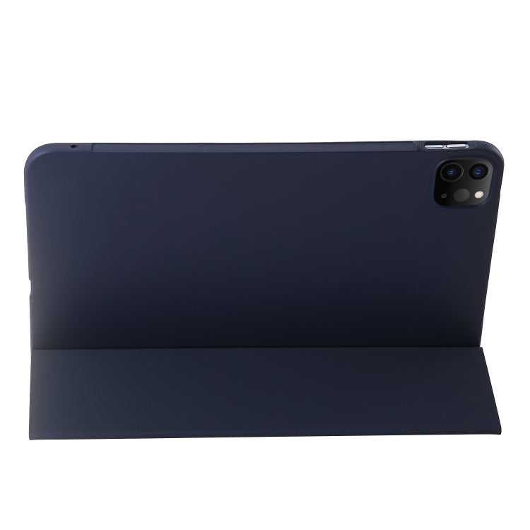 For iPad Pro 13 2025 / 2024 Three-fold Holder Flip Tablet Leather Case