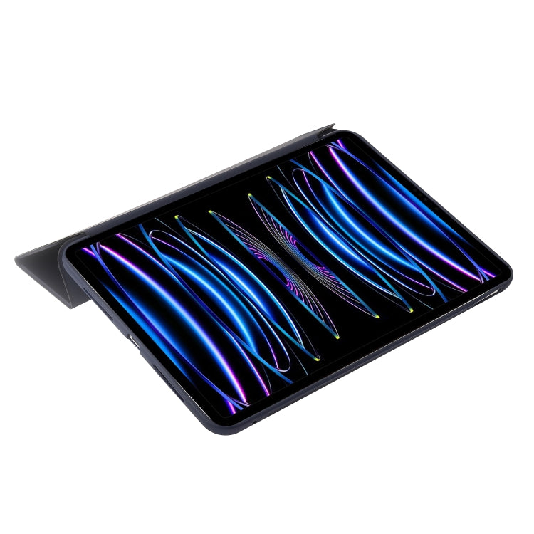 For iPad Pro 13 2025 / 2024 Three-fold Holder Flip Tablet Leather Case