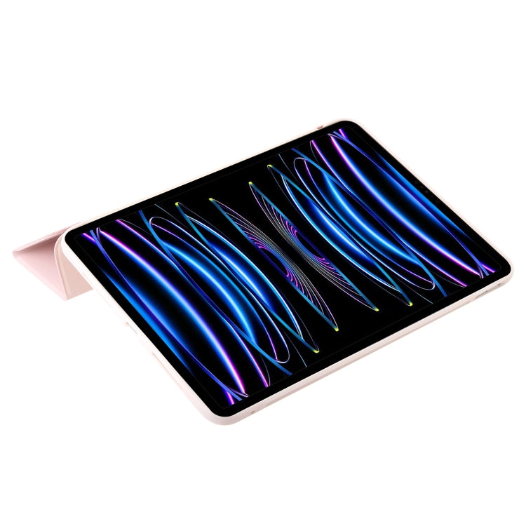 For iPad Pro 13 2025 / 2024 Three-fold Holder Flip Tablet Leather Case