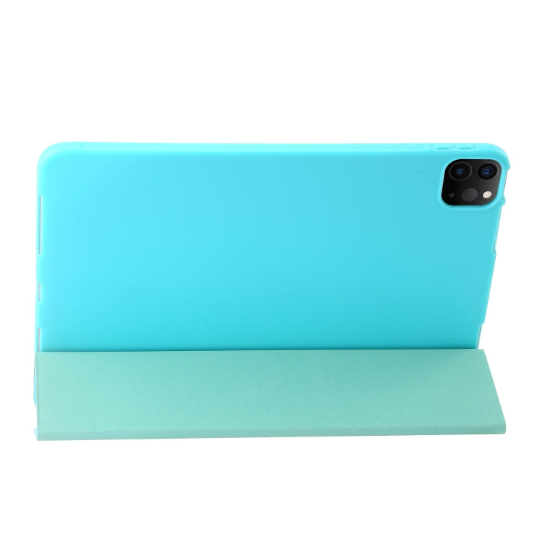 For iPad Pro 13 2025 / 2024 Three-fold Holder Flip Tablet Leather Case