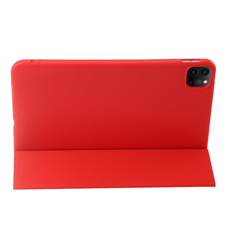 For iPad Pro 13 2025 / 2024 Three-fold Holder Flip Tablet Leather Case