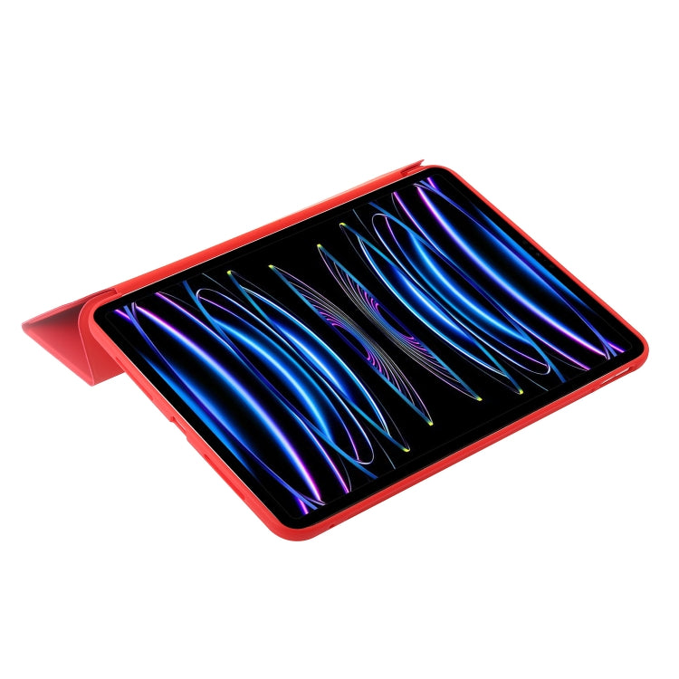 For iPad Pro 13 2025 / 2024 Three-fold Holder Flip Tablet Leather Case