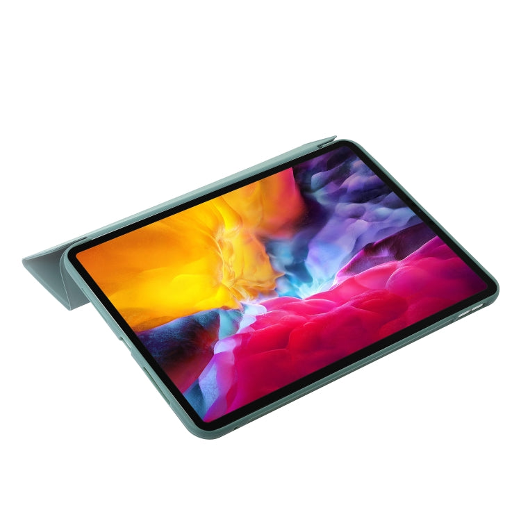 For iPad Pro 11 2025 / 2024 Three-fold Holder Flip Tablet Leather Case