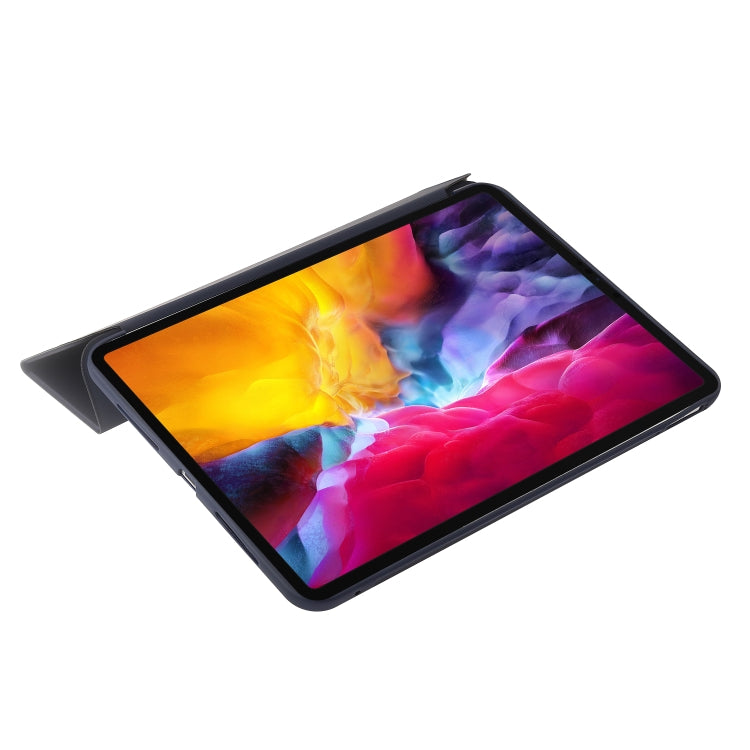 For iPad Pro 11 2025 / 2024 Three-fold Holder Flip Tablet Leather Case