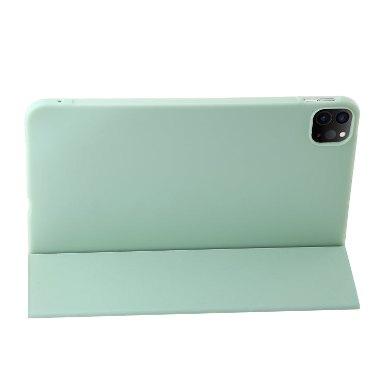 For iPad Pro 11 2025 / 2024 Three-fold Holder Flip Tablet Leather Case
