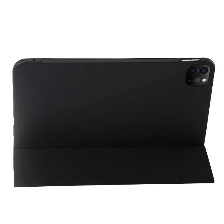 For iPad Pro 11 2025 / 2024 Three-fold Holder Flip Tablet Leather Case