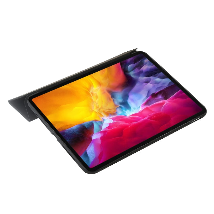 For iPad Pro 11 2025 / 2024 Three-fold Holder Flip Tablet Leather Case