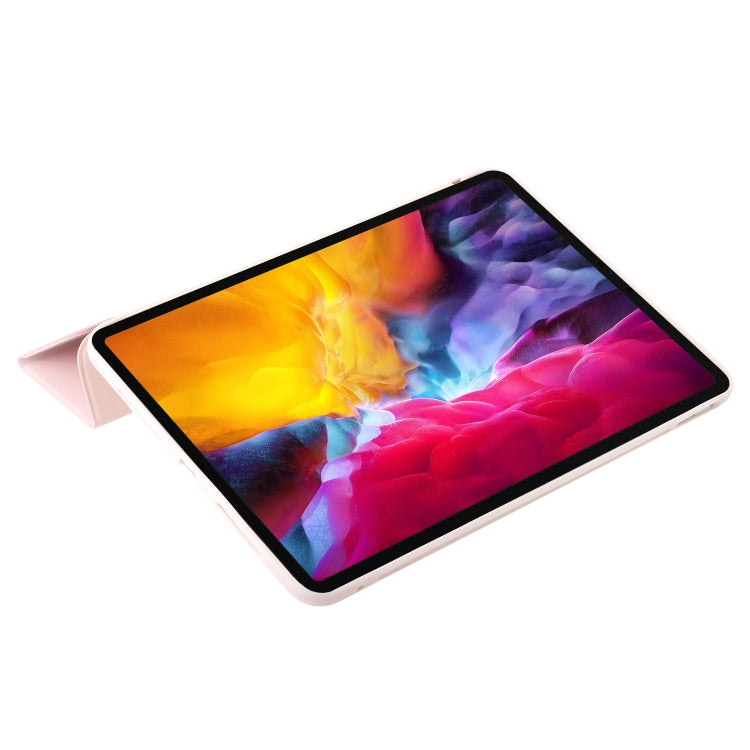 For iPad Pro 11 2025 / 2024 Three-fold Holder Flip Tablet Leather Case