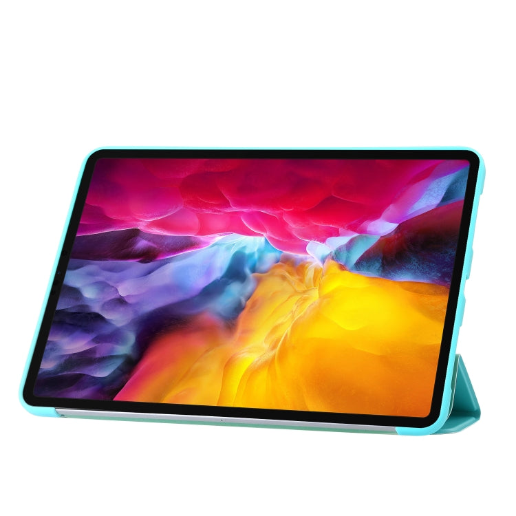 For iPad Pro 11 2025 / 2024 Three-fold Holder Flip Tablet Leather Case