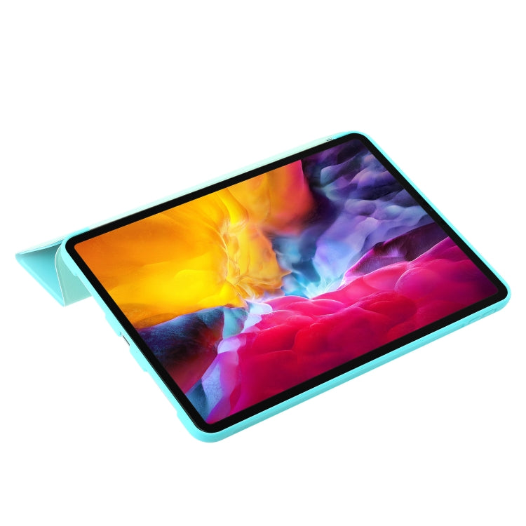 For iPad Pro 11 2025 / 2024 Three-fold Holder Flip Tablet Leather Case