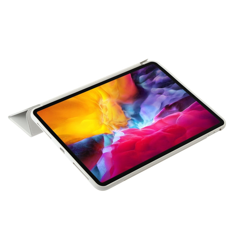 For iPad Pro 11 2025 / 2024 Three-fold Holder Flip Tablet Leather Case