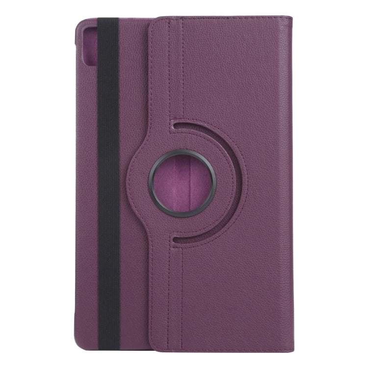 For iPad Pro 13 2025 / 2024 360 Degree Rotation Litchi Texture Leather Tablet Case with Holder
