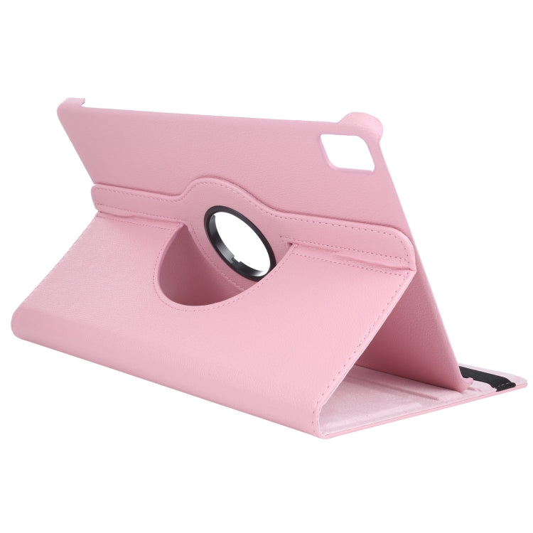 For iPad Pro 13 2025 / 2024 360 Degree Rotation Litchi Texture Leather Tablet Case with Holder