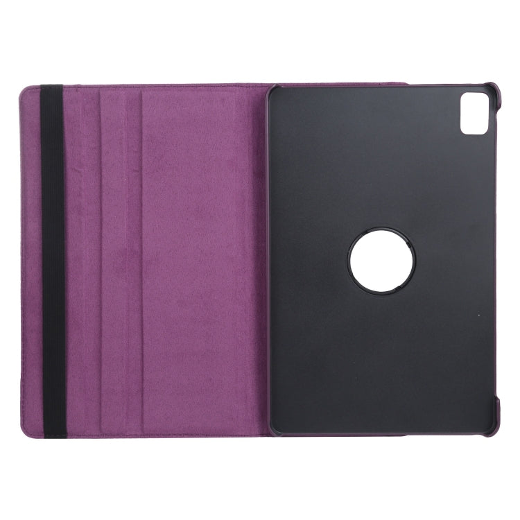 For iPad Pro 11 2025 / 2024 360 Degree Rotation Litchi Texture Leather Tablet Case with Holder