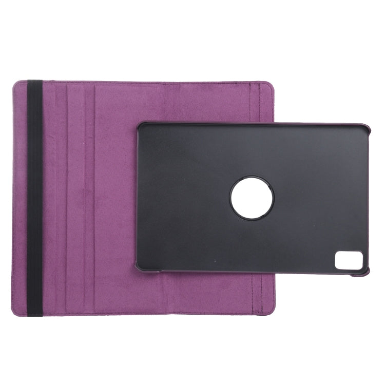 For iPad Pro 11 2025 / 2024 360 Degree Rotation Litchi Texture Leather Tablet Case with Holder