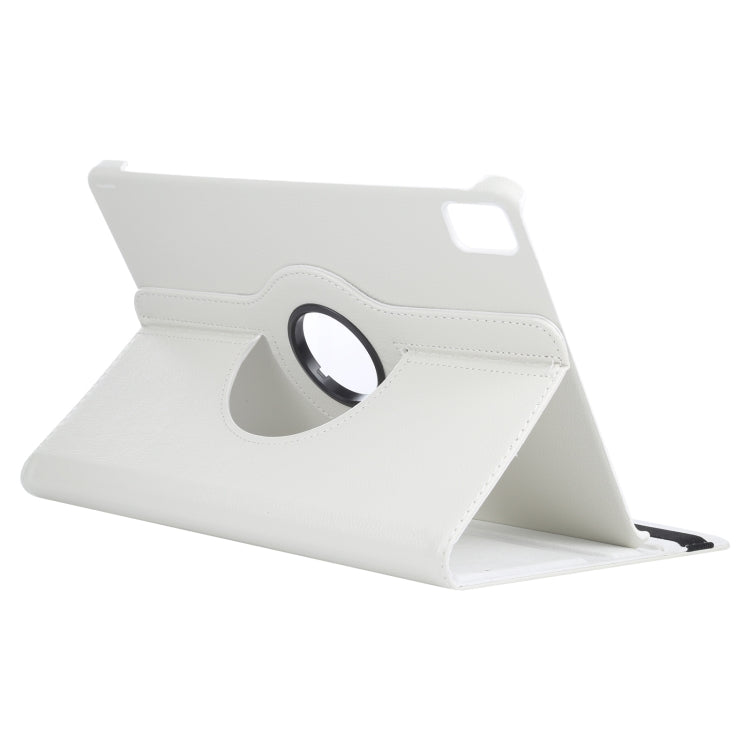 For iPad Pro 11 2025 / 2024 360 Degree Rotation Litchi Texture Leather Tablet Case with Holder