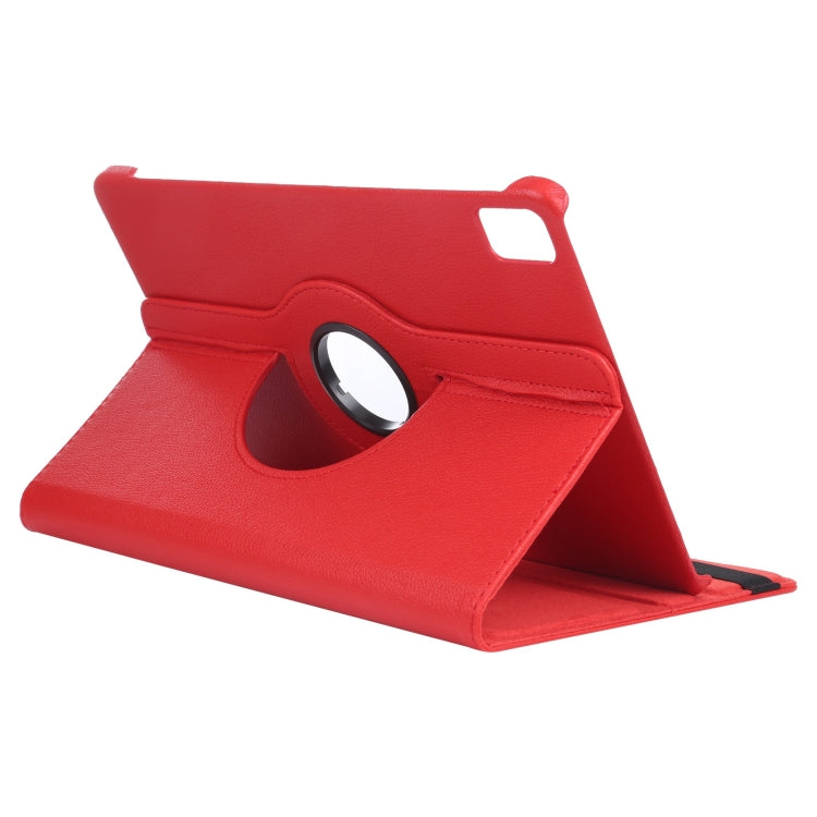 For iPad Pro 11 2025 / 2024 360 Degree Rotation Litchi Texture Leather Tablet Case with Holder