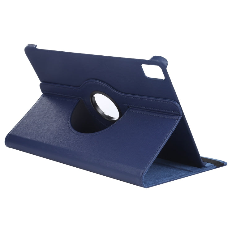 For iPad Pro 11 2025 / 2024 360 Degree Rotation Litchi Texture Leather Tablet Case with Holder