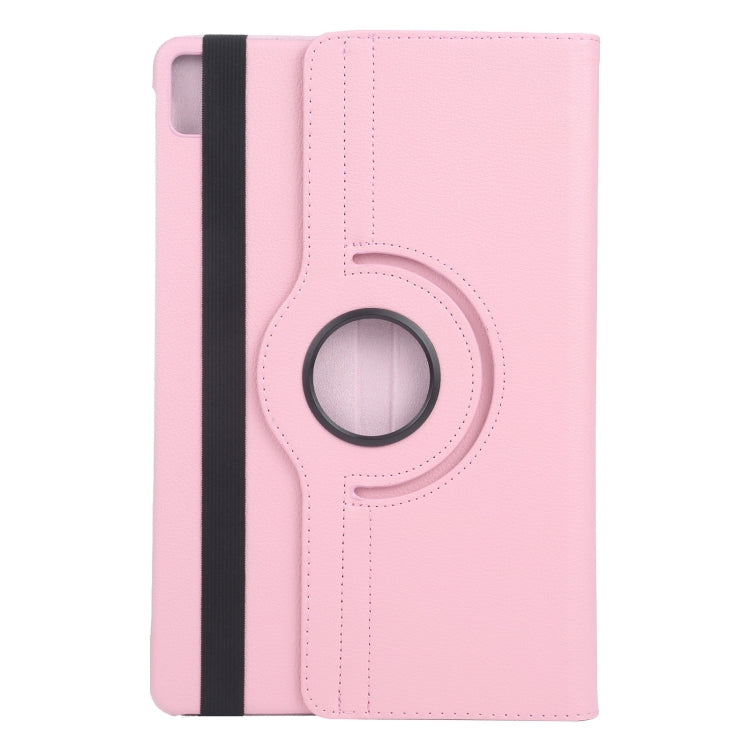 For iPad Pro 11 2025 / 2024 360 Degree Rotation Litchi Texture Leather Tablet Case with Holder