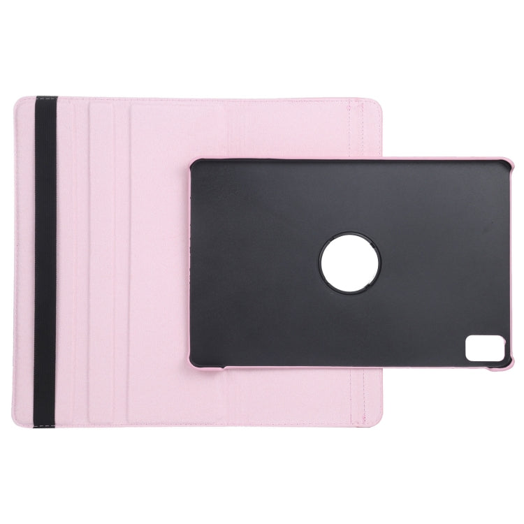 For iPad Pro 11 2025 / 2024 360 Degree Rotation Litchi Texture Leather Tablet Case with Holder