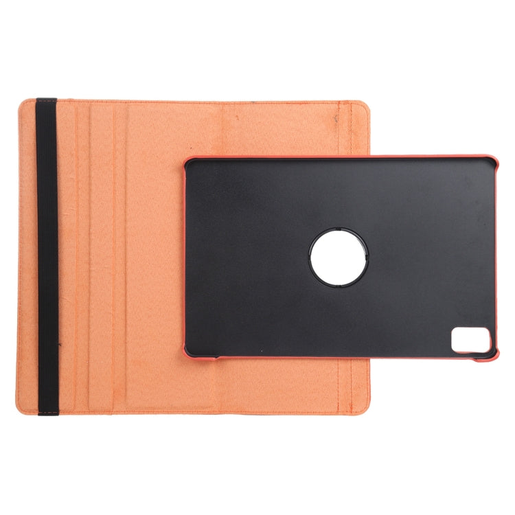 For iPad Pro 11 2025 / 2024 360 Degree Rotation Litchi Texture Leather Tablet Case with Holder