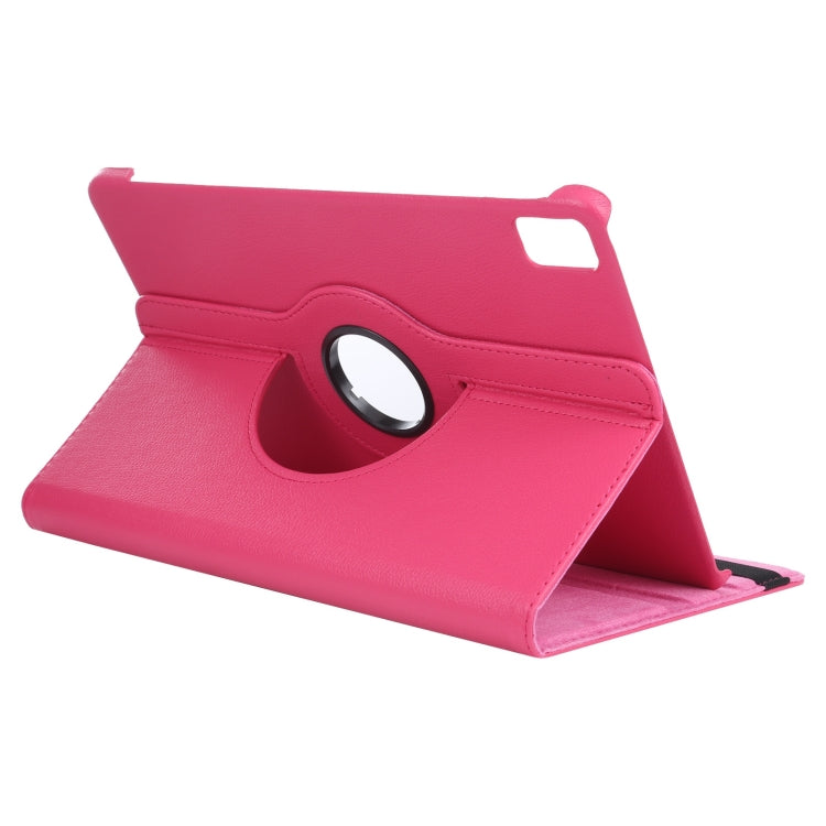For iPad Pro 11 2025 / 2024 360 Degree Rotation Litchi Texture Leather Tablet Case with Holder