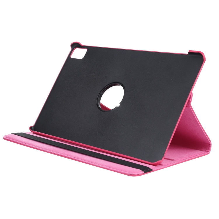 For iPad Pro 11 2025 / 2024 360 Degree Rotation Litchi Texture Leather Tablet Case with Holder