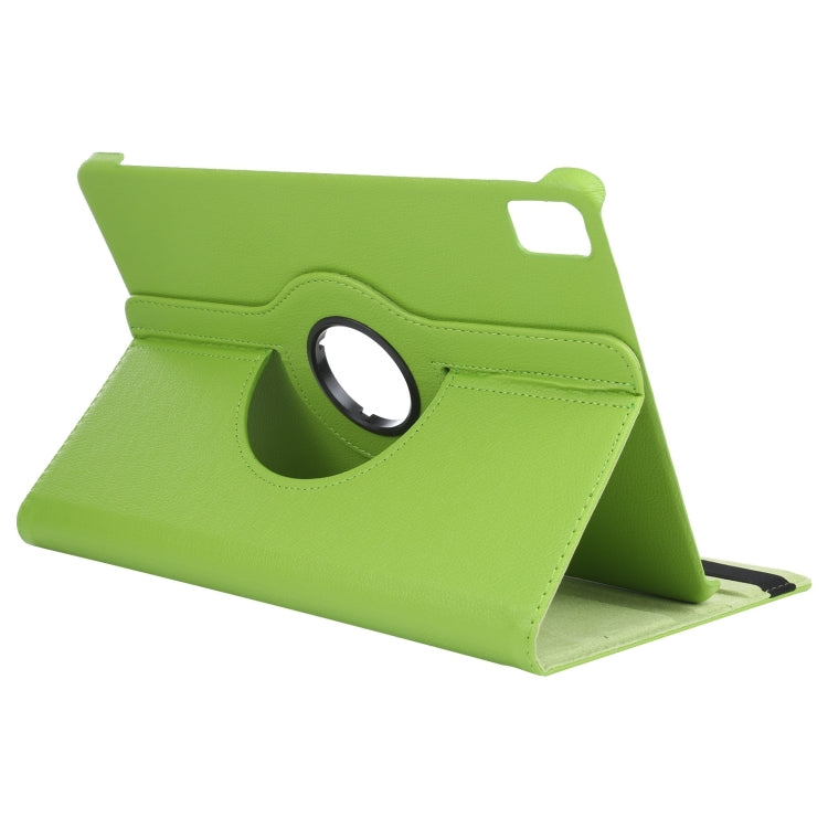For iPad Pro 11 2025 / 2024 360 Degree Rotation Litchi Texture Leather Tablet Case with Holder