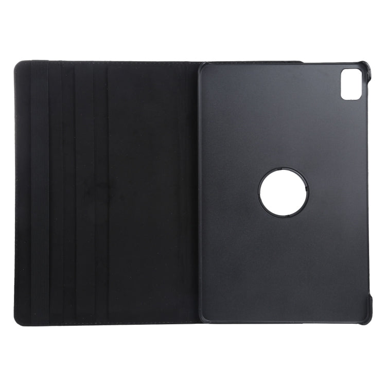 For iPad Pro 11 2025 / 2024 360 Degree Rotation Litchi Texture Leather Tablet Case with Holder