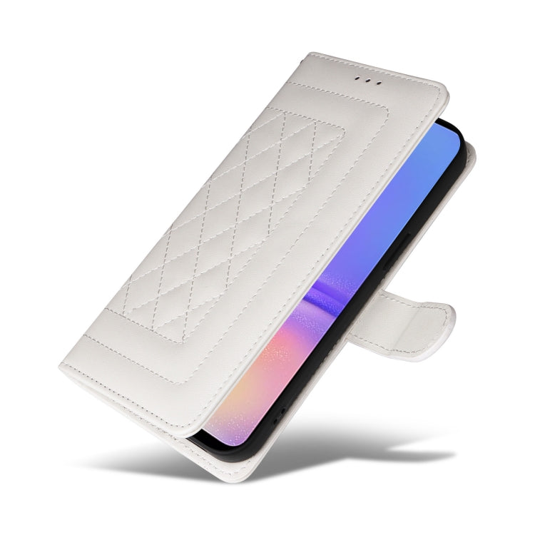 For Samsung Galaxy A05 Diamond Lattice Leather Flip Phone Case