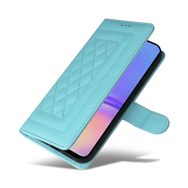 For Samsung Galaxy A05 Diamond Lattice Leather Flip Phone Case