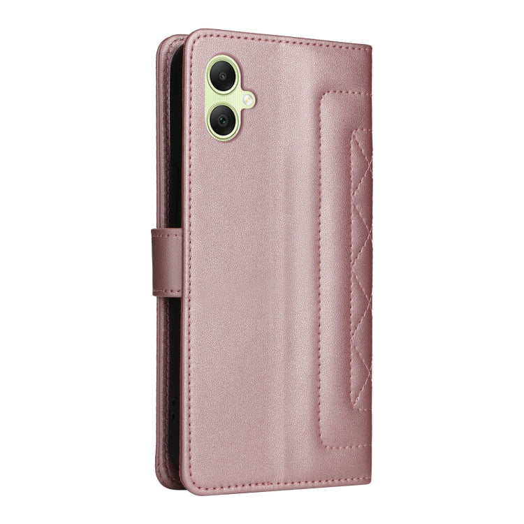For Samsung Galaxy A05 Diamond Lattice Leather Flip Phone Case