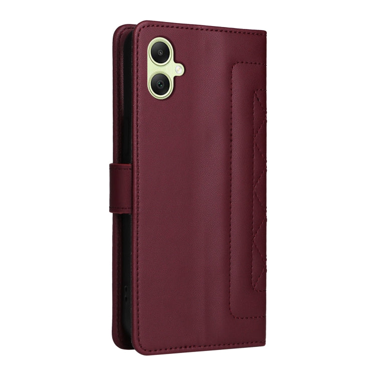 For Samsung Galaxy A05 Diamond Lattice Leather Flip Phone Case