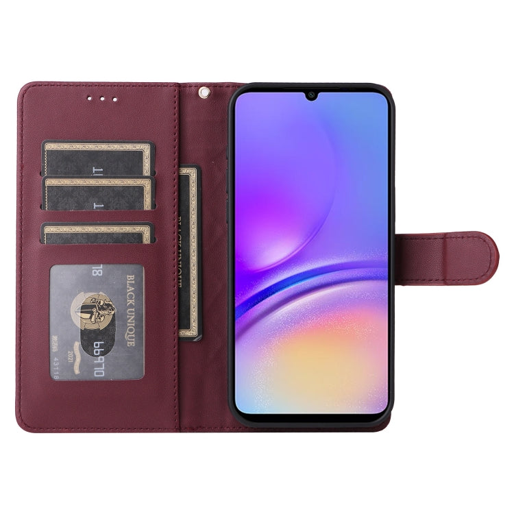 For Samsung Galaxy A05 Diamond Lattice Leather Flip Phone Case