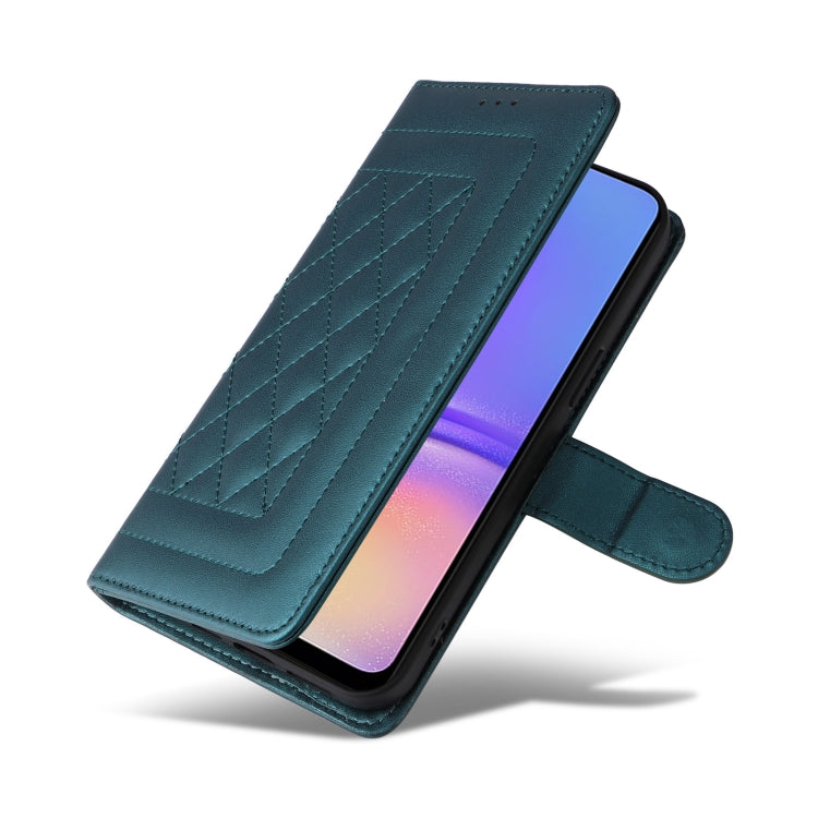 For Samsung Galaxy A05 Diamond Lattice Leather Flip Phone Case