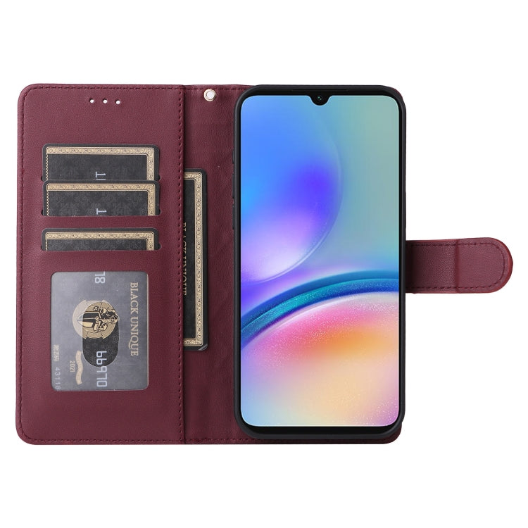 For Samsung Galaxy A05s Diamond Lattice Leather Flip Phone Case