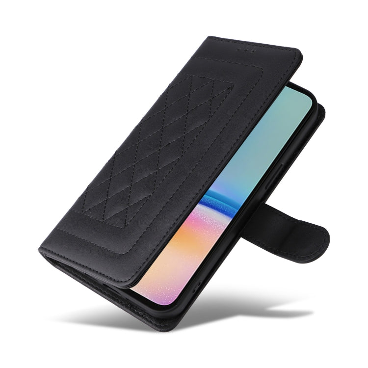 For Samsung Galaxy A05s Diamond Lattice Leather Flip Phone Case