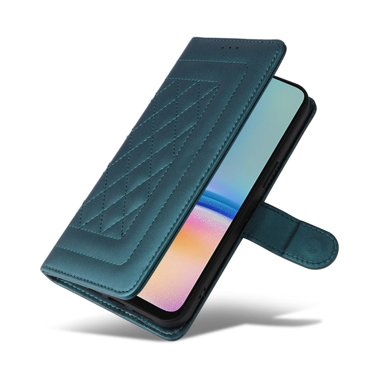 For Samsung Galaxy A05s Diamond Lattice Leather Flip Phone Case