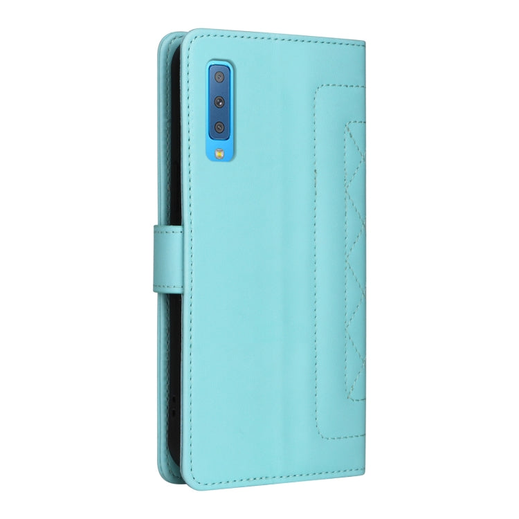 For Samsung Galaxy A7 Diamond Lattice Leather Flip Phone Case