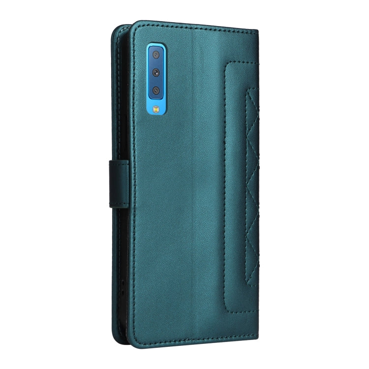 For Samsung Galaxy A7 Diamond Lattice Leather Flip Phone Case