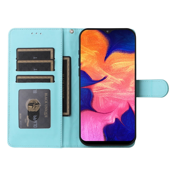 For Samsung Galaxy A10 Diamond Lattice Leather Flip Phone Case