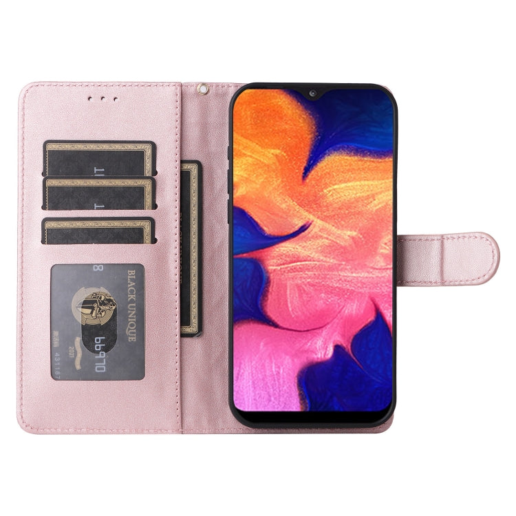 For Samsung Galaxy A10 Diamond Lattice Leather Flip Phone Case